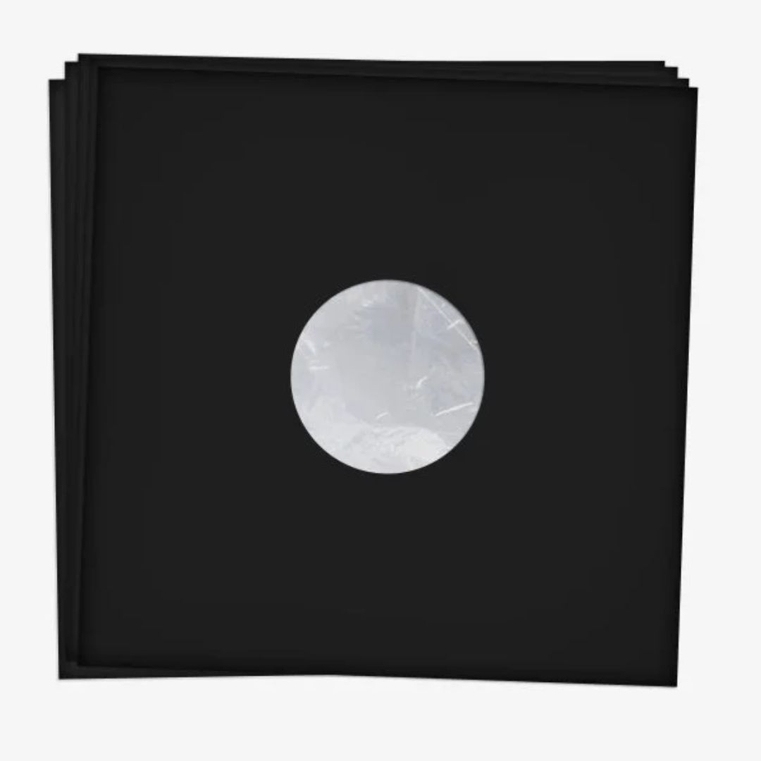 Black Vinyl Record Inner Sleeves