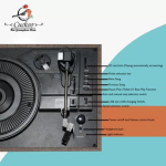 Cuckoo 3 Burlywood Vinyl Record Player