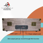 Cuckoo 3 Burlywood Vinyl Record Player