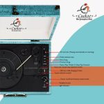 Cuckoo Blue Vinyl Record Player