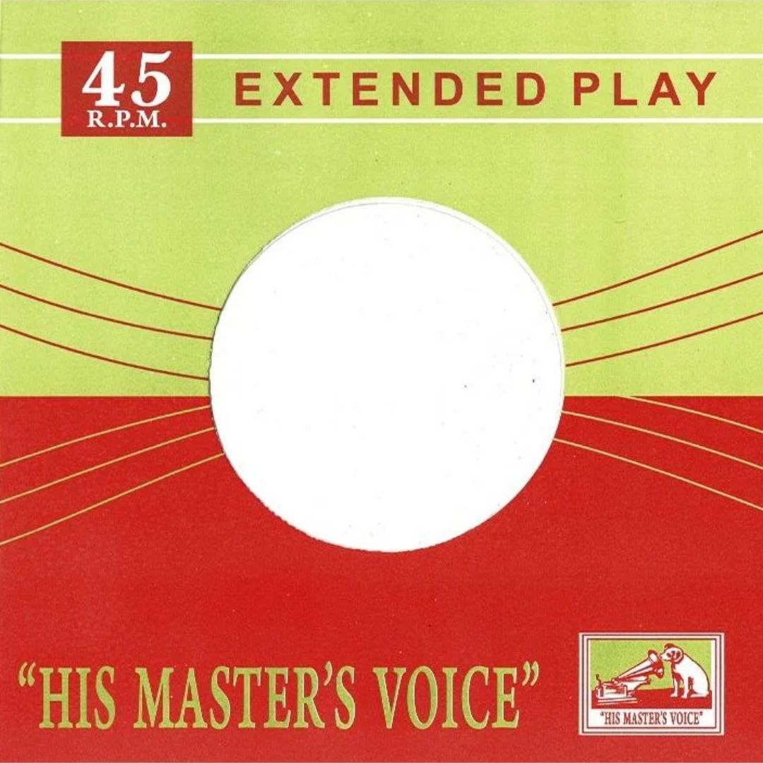 EP HMV Red and Green Record Covers 1 EP HMV Red and Green Record Covers