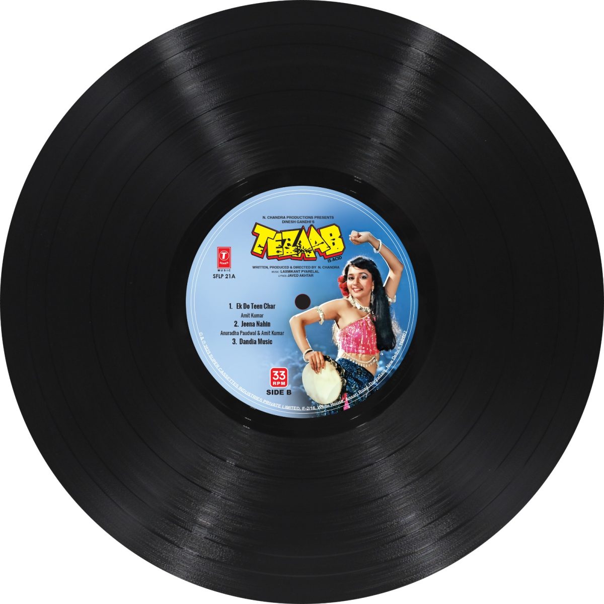 Tezaab - SFLP 21A - CBF - New Release Hindi LP Vinyl - Image 5