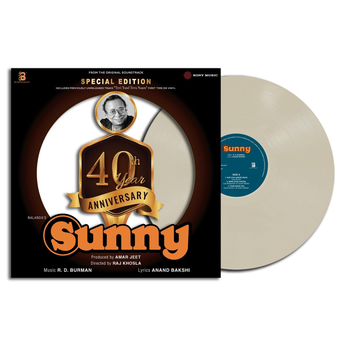 Sunny - 19802834101 -  White Coloured - New Released Hindi LP Vinyl Record - Image 3