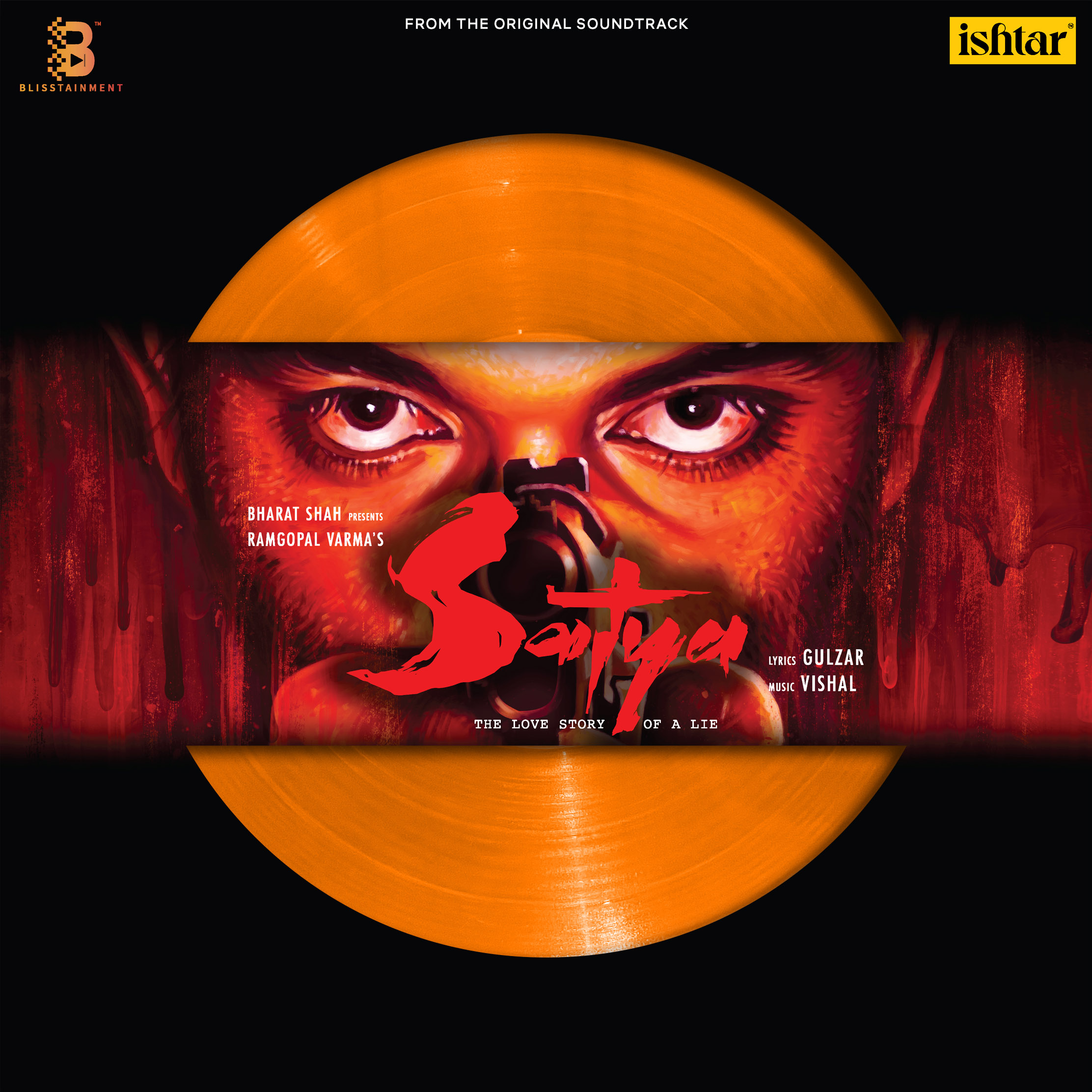VCF - 3424 Ghatak_LP Pouch Satya - VCFR 3714N - Orange Coloured - New Released LP Hindi Vinyl - Image 1