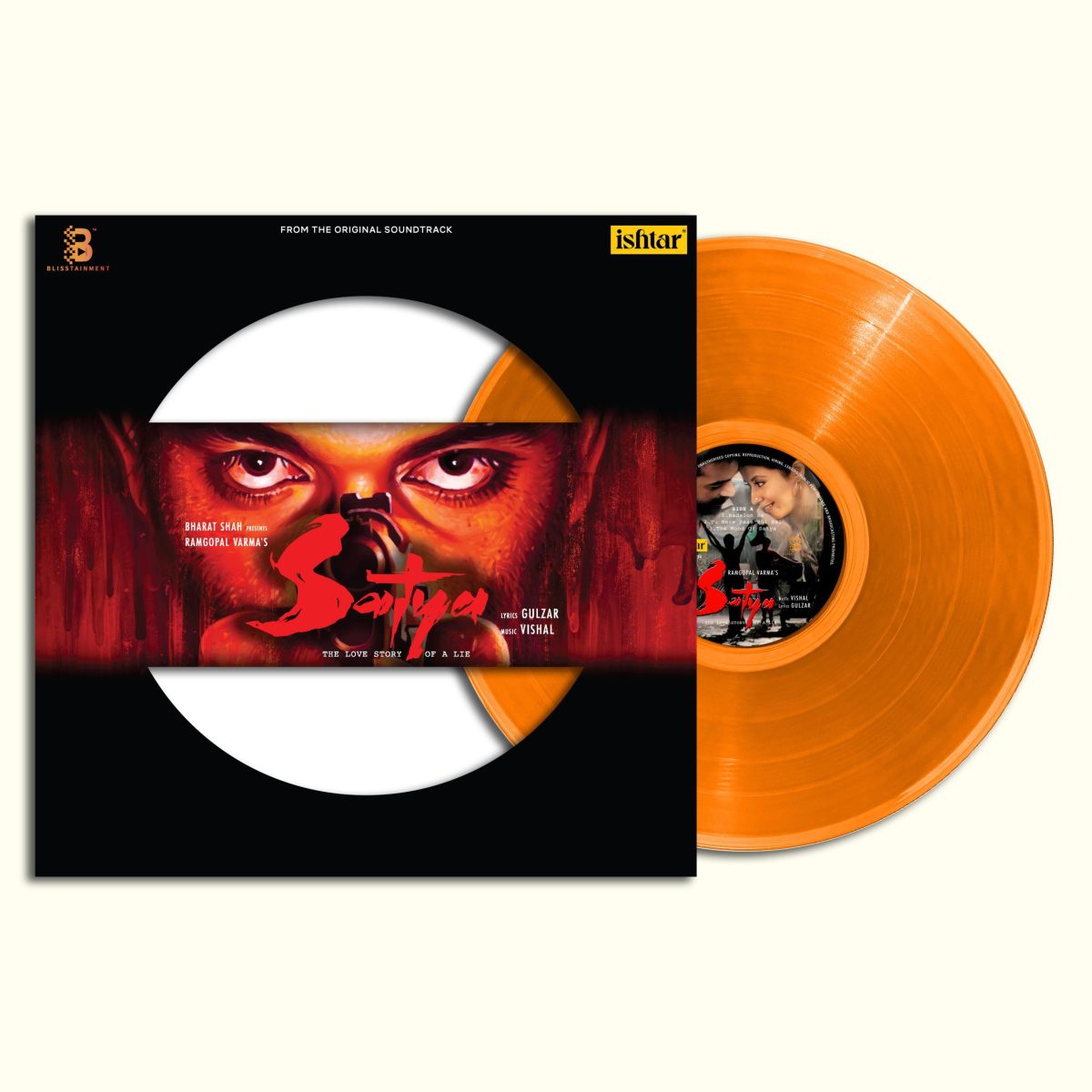 Satya - VCFR 3714N - Orange Coloured - New Released LP Hindi Vinyl - Image 4