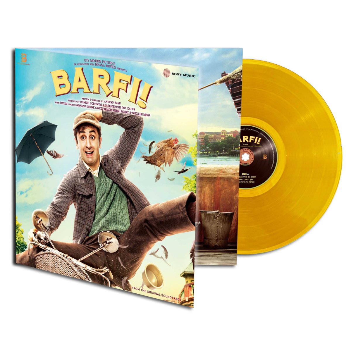 Barfi -198028708814 - CBF - Record Colour - Yellow - New Release Hindi LP Vinyl Record - Image 3