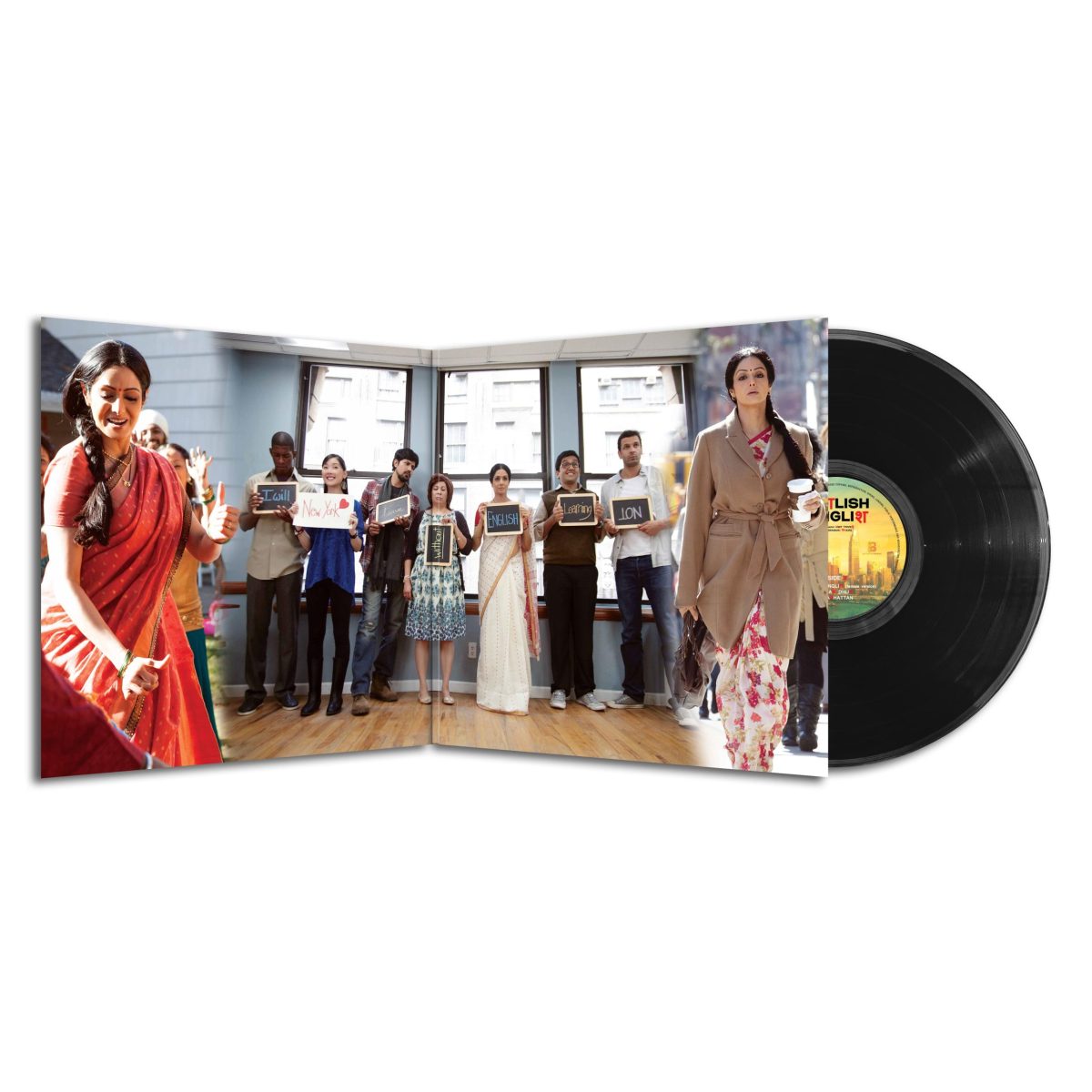 English Vinglish - 198028709071 - Cover Book Fold - New Release Hindi LP Vinyl Record - Image 4