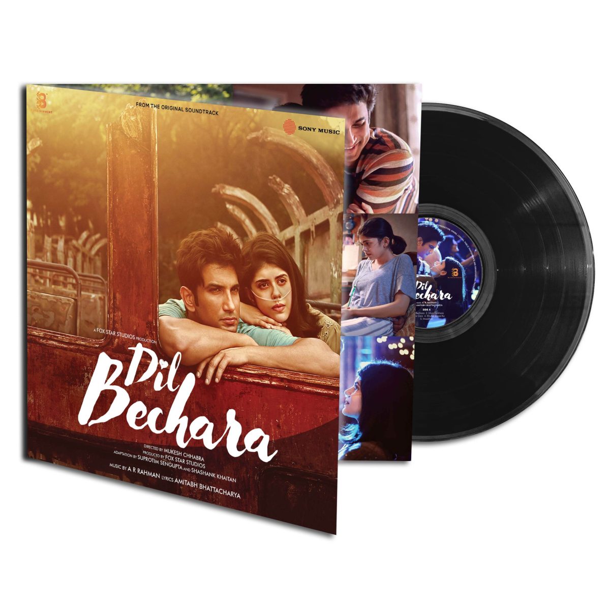 Dil Bechara - 198028709415 - Cover Book Fold - New Released Hindi LP Vinyl Record - Image 3