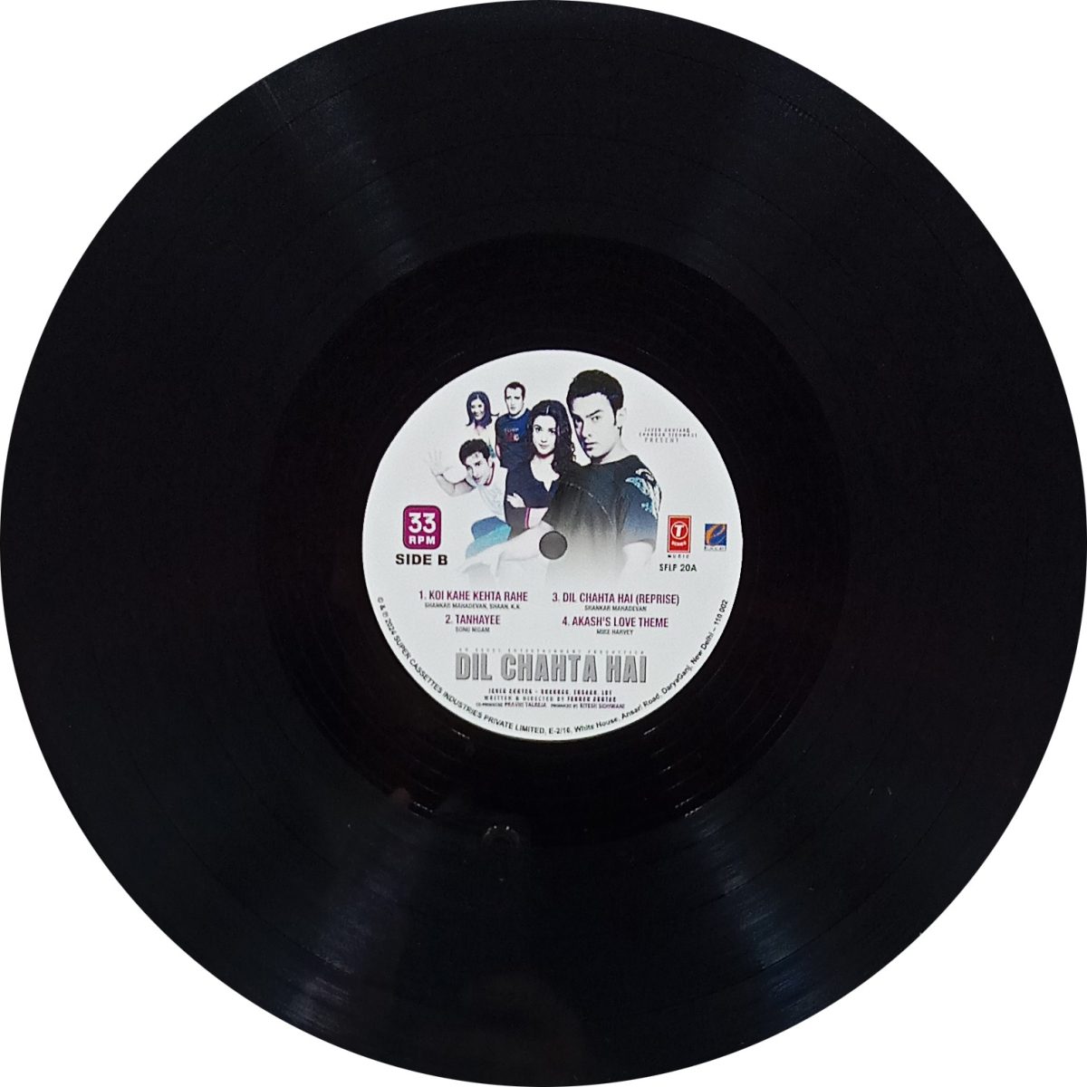 Dil Chahta Hai – SFLP 20A – CBF - New Release Hindi LP Vinyl - Image 4