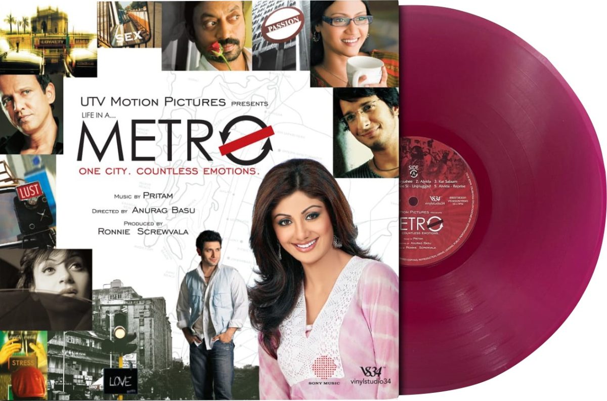 Life In A Metro - 88697083591 - Record Colour - Magenta - New Released Hindi LP Vinyl Record - Image 2