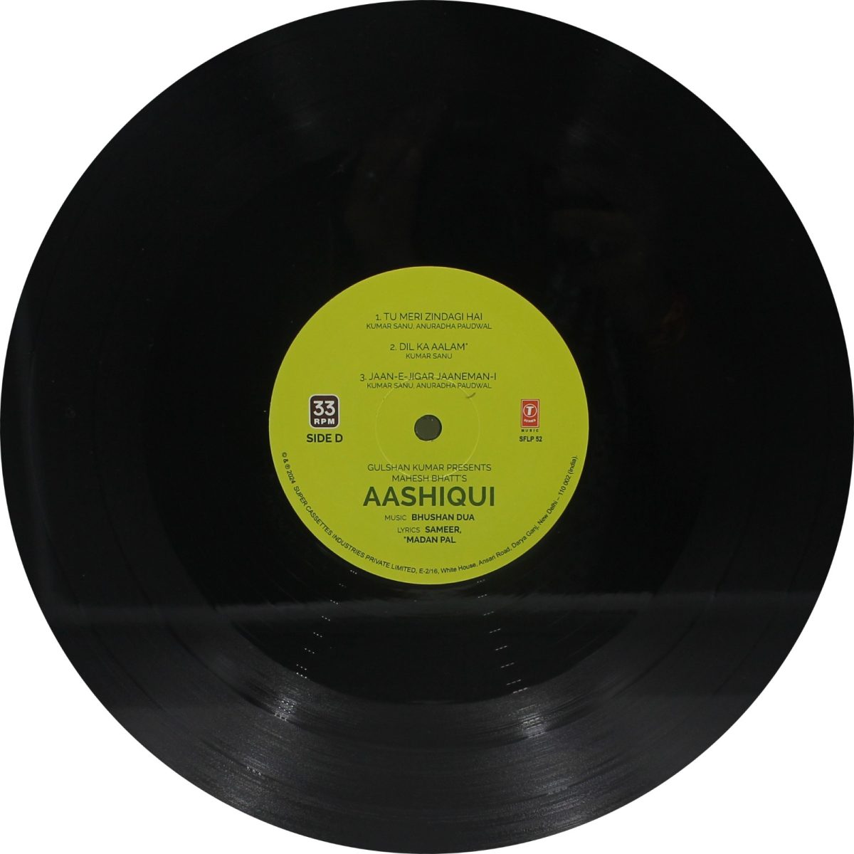 Aashiqui - SFLP 52 – 2LP Set - New Release Hindi LP Vinyl Record - Image 7