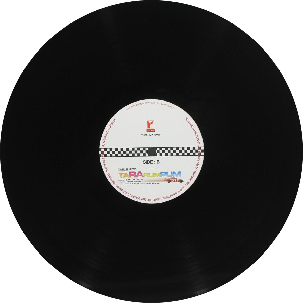 Ta Ra Rum Pum - YRM LP 77029 - New Release Hindi LP Vinyl Record - Image 4