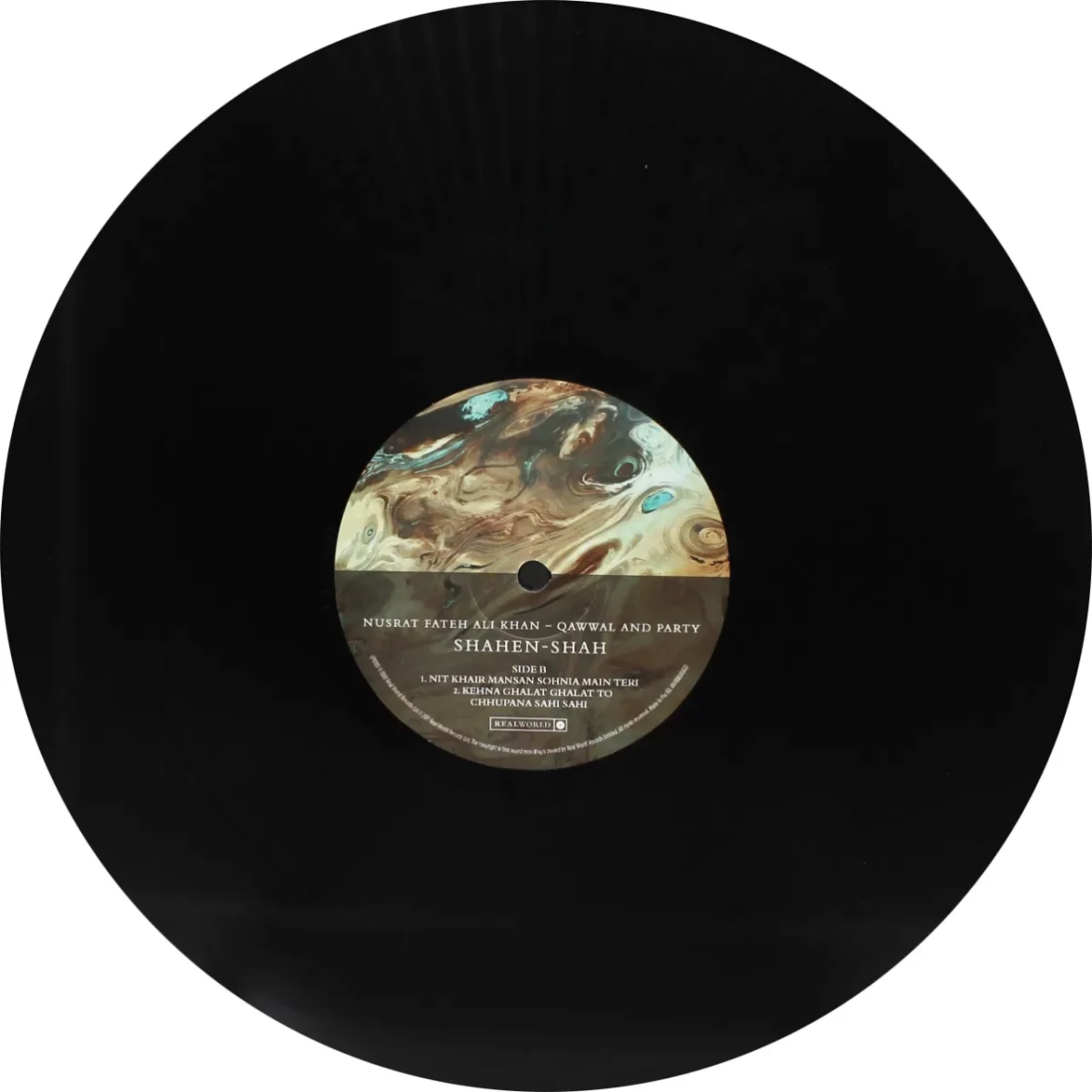 Nusrat Fateh Ali Khan – Qawwal And Party – Shahen-Shah – LPRW3 – LP Record - Image 3