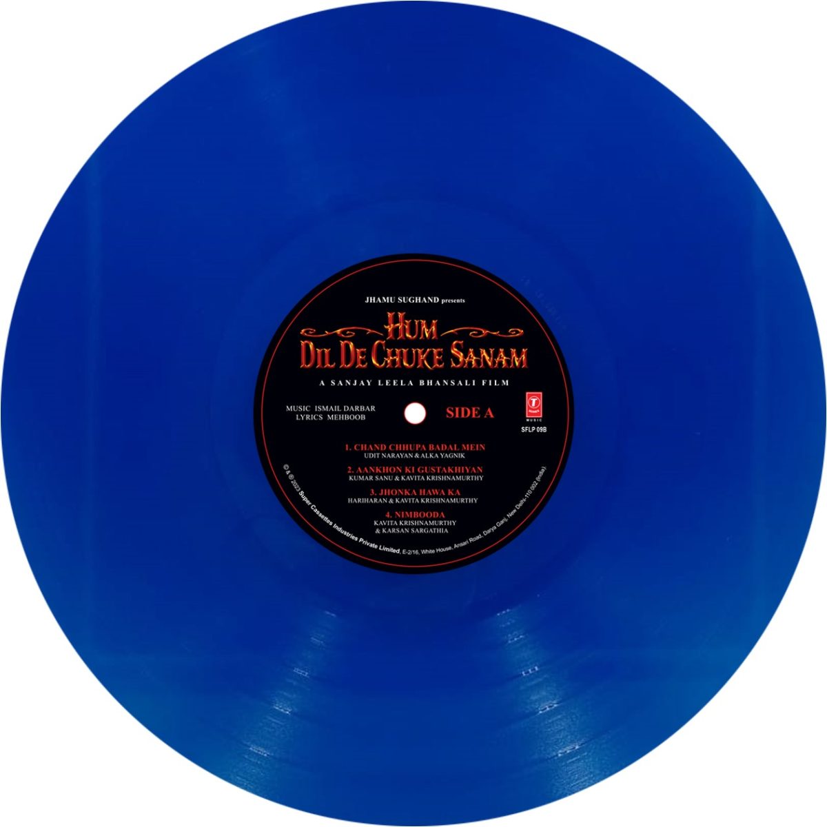 Hum Dil De Chuke Sanam - SFLP 09B - Record Colour - Blue - New Release Hindi LP Vinyl - Image 4