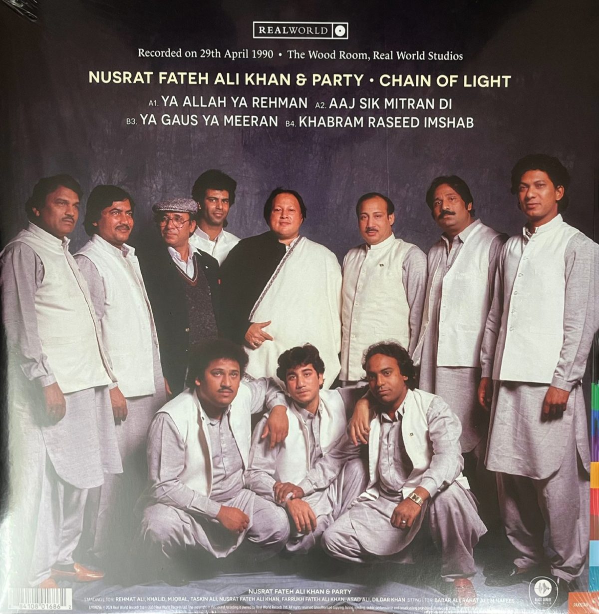 Nusrat Fateh Ali Khan & Party - Chain of Light - New Released Hindi LP Vinyl Record   - Image 2