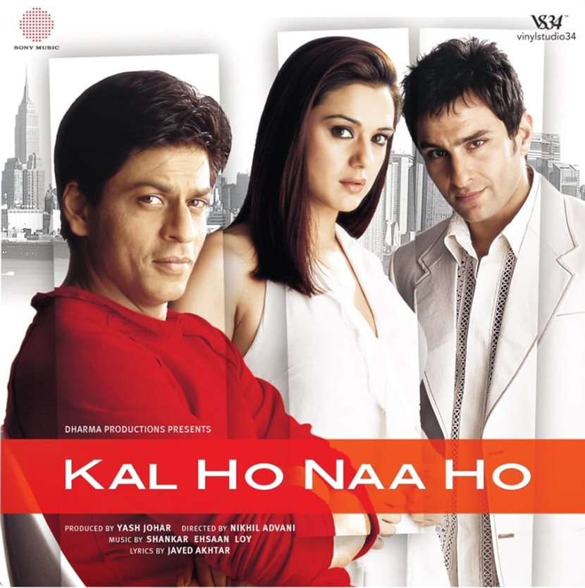 60e2a5d9-8646-41d7-aa0b-b22661281ae2.jpeg Kal Ho Naa Ho - 88691922751 - Record Colour - Red & White Splatter - New Release Hindi LP Vinyl Record - Image 1