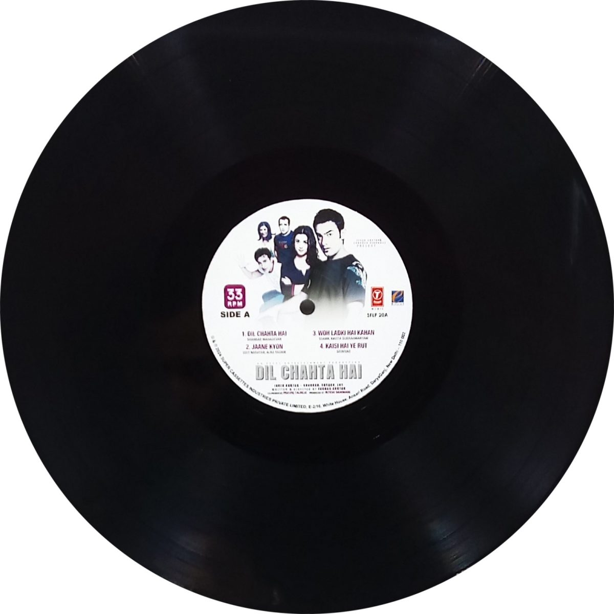 Dil Chahta Hai – SFLP 20A – CBF - New Release Hindi LP Vinyl - Image 5