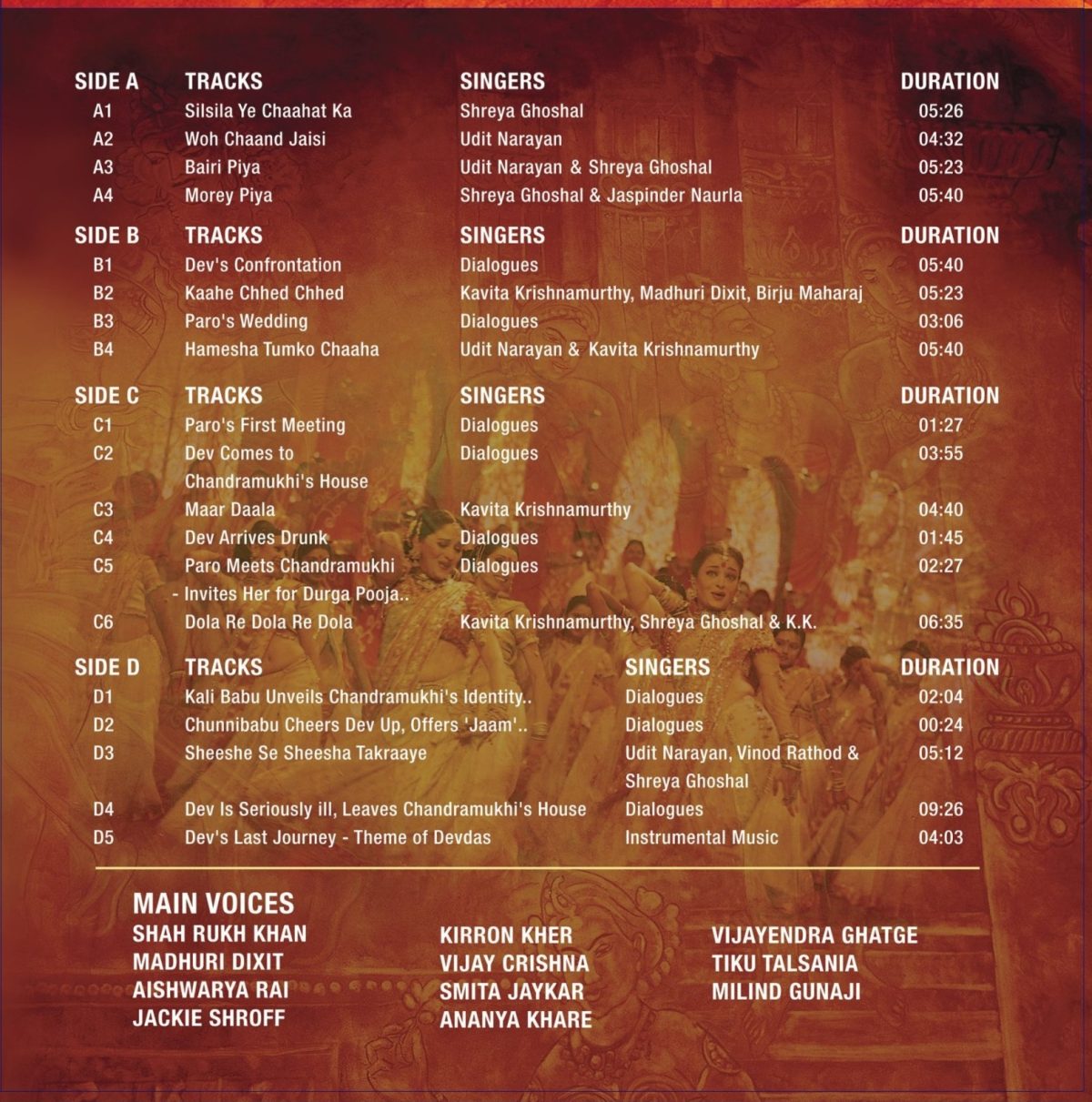 Devdas - 602557563948 - CBF - New Release Hindi LP Vinyl - 2LP Set - Image 4