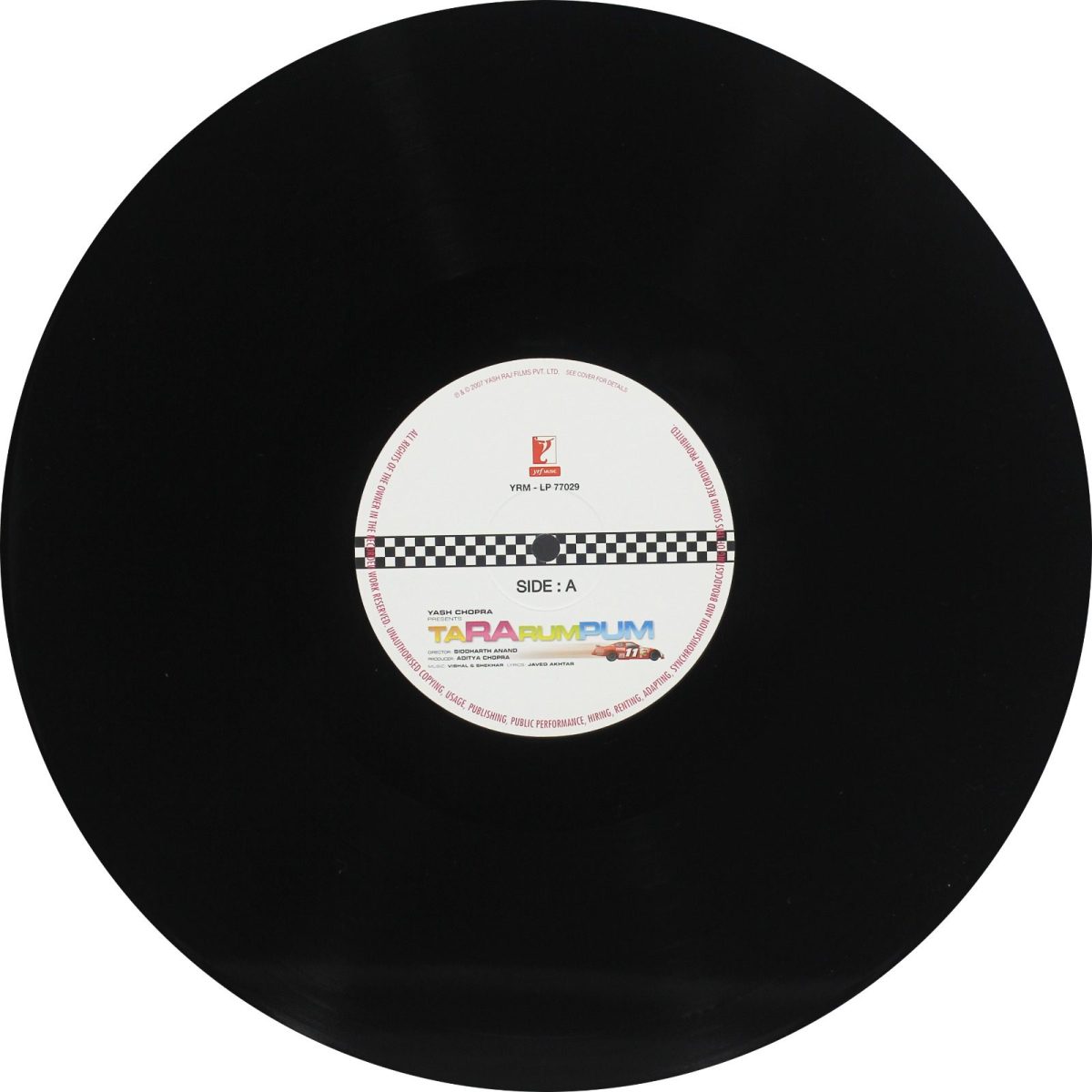 Ta Ra Rum Pum - YRM LP 77029 - New Release Hindi LP Vinyl Record - Image 3