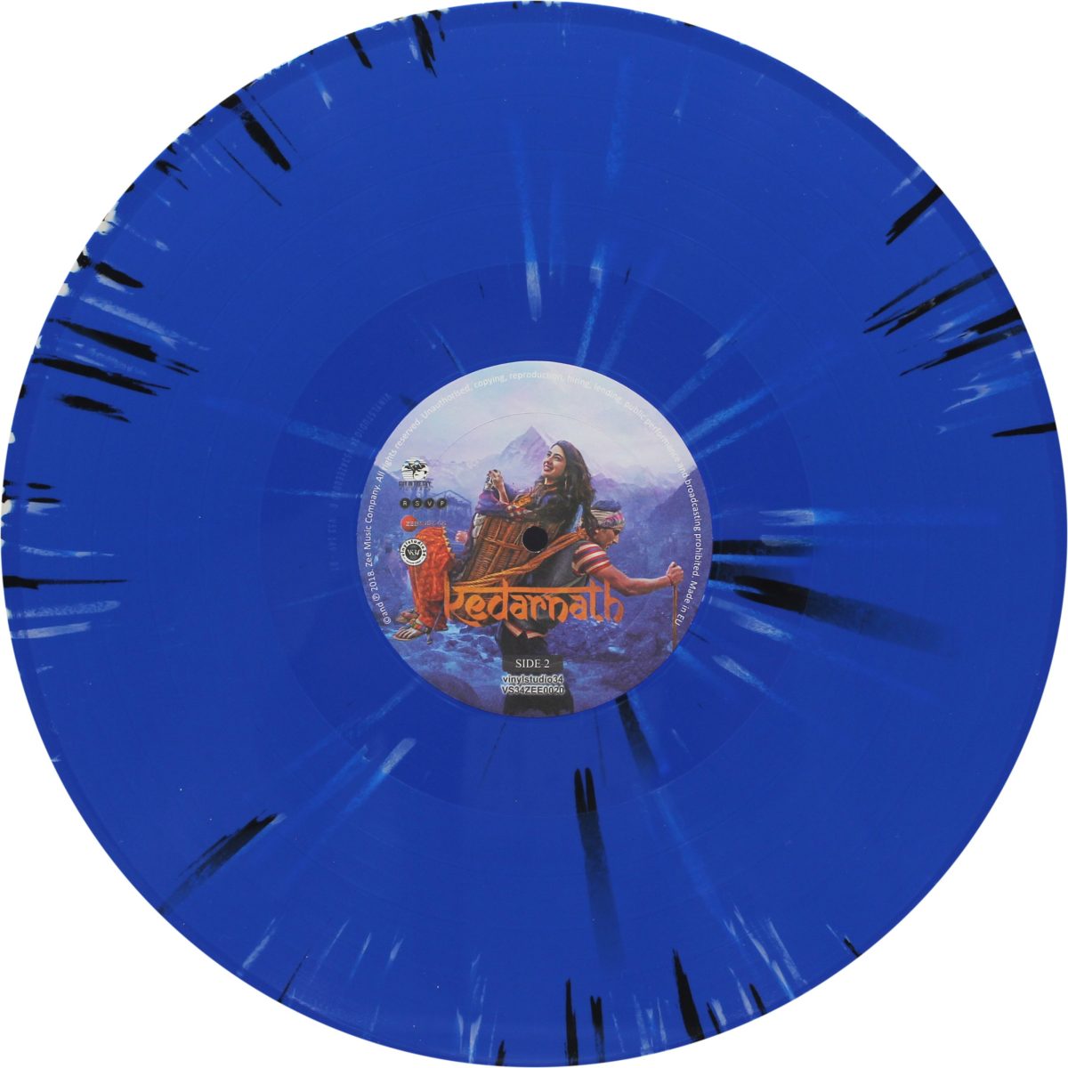 Kedarnath - VS34ZEE0020 – Blue Coloured - New Release Hindi LP Vinyl Record - Image 3