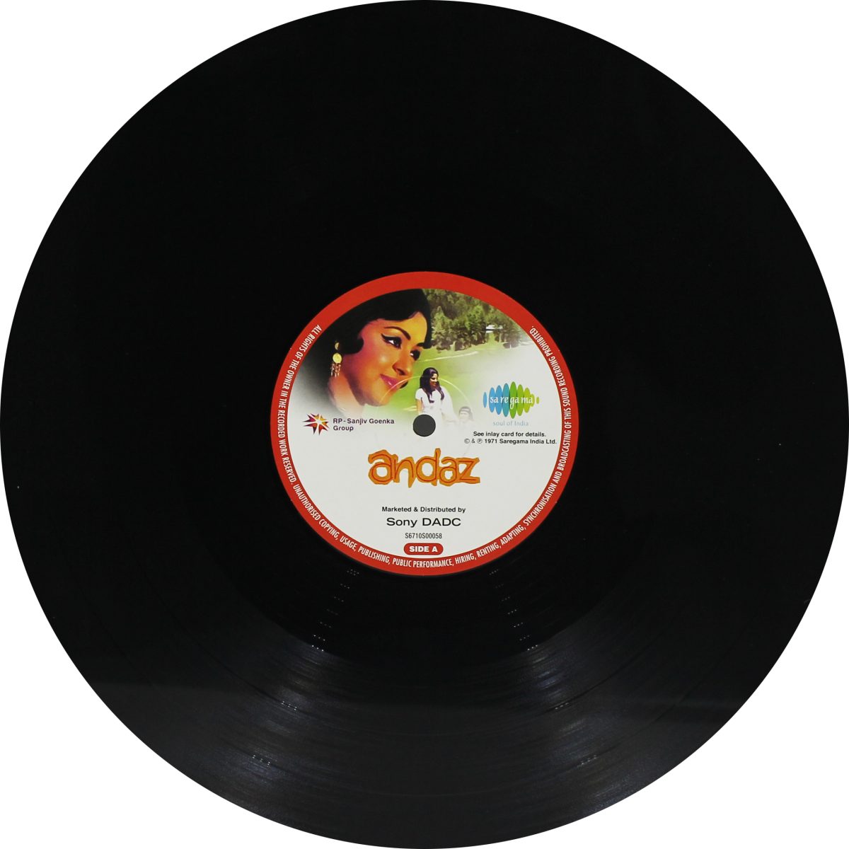 Andaz – S67010S00058 - New Release Hindi LP Vinyl Record - Image 3