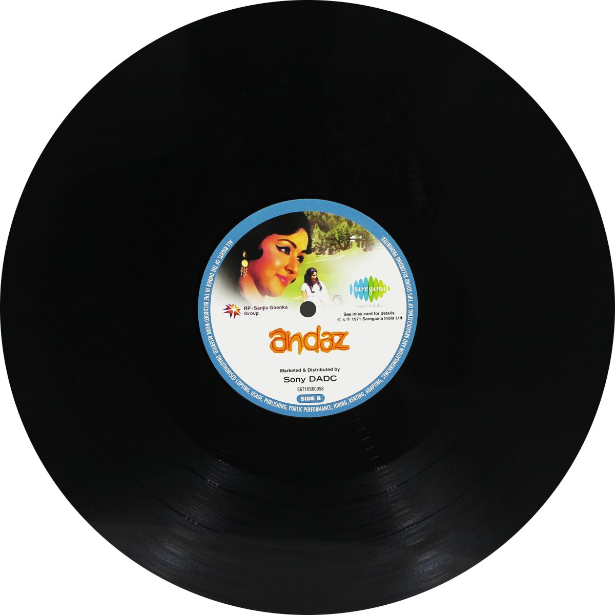 Andaz – S67010S00058 - New Release Hindi LP Vinyl Record - Image 4
