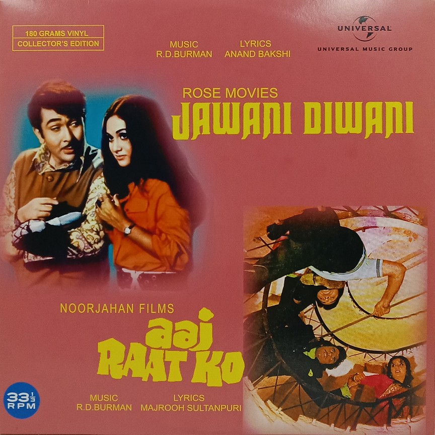Jawani-Diwani-Aaj-Raat-Ko-602557089790-New-Release-Hindi-LP-Vinyl.jpeg Jawani Diwani / Aaj Raat Ko - 602557089790 - New Release Hindi LP Vinyl - Image 1