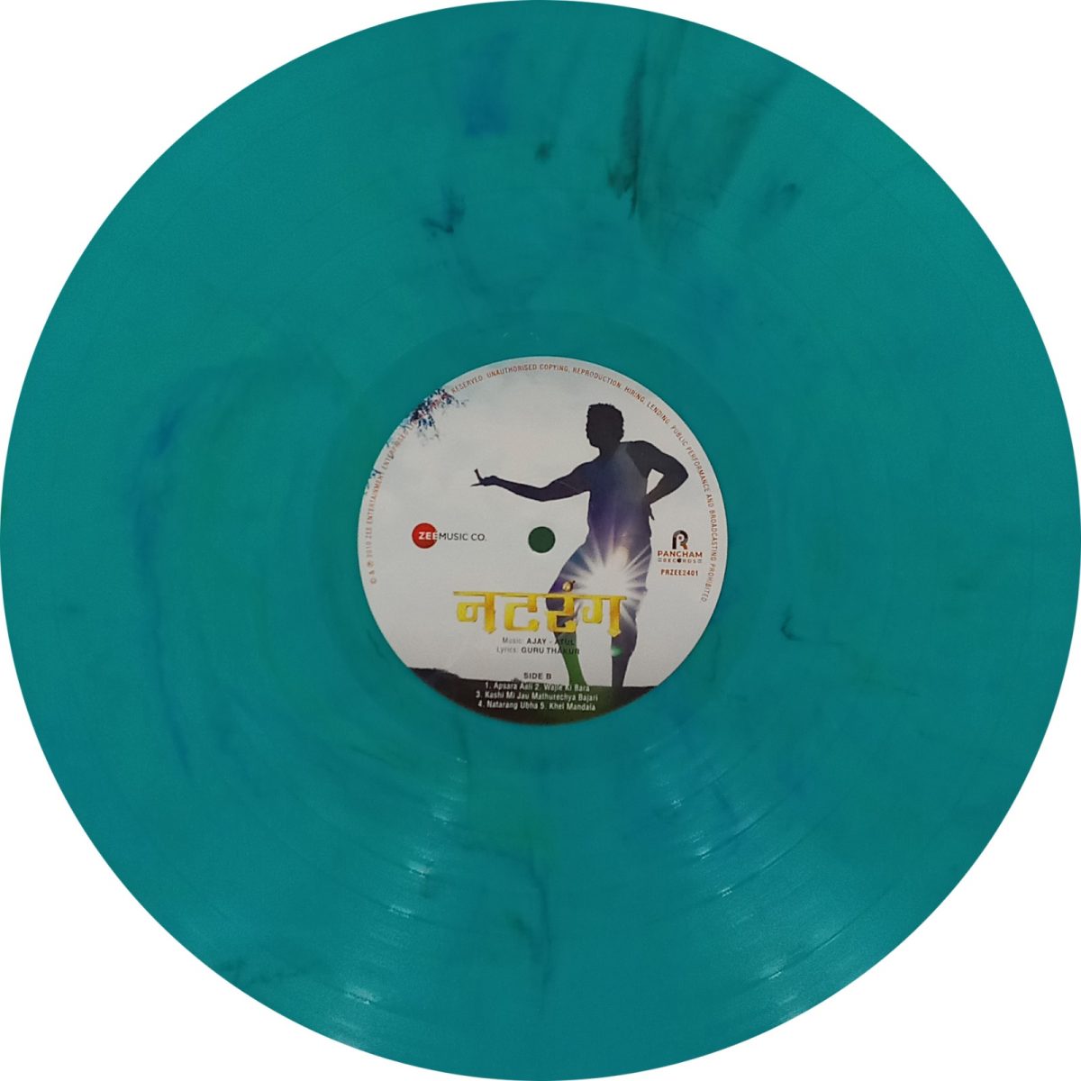 Sairat Natarang - PFZEE2401 - Record Colour - Sea Green - New Release Hindi LP Vinyl - Image 5