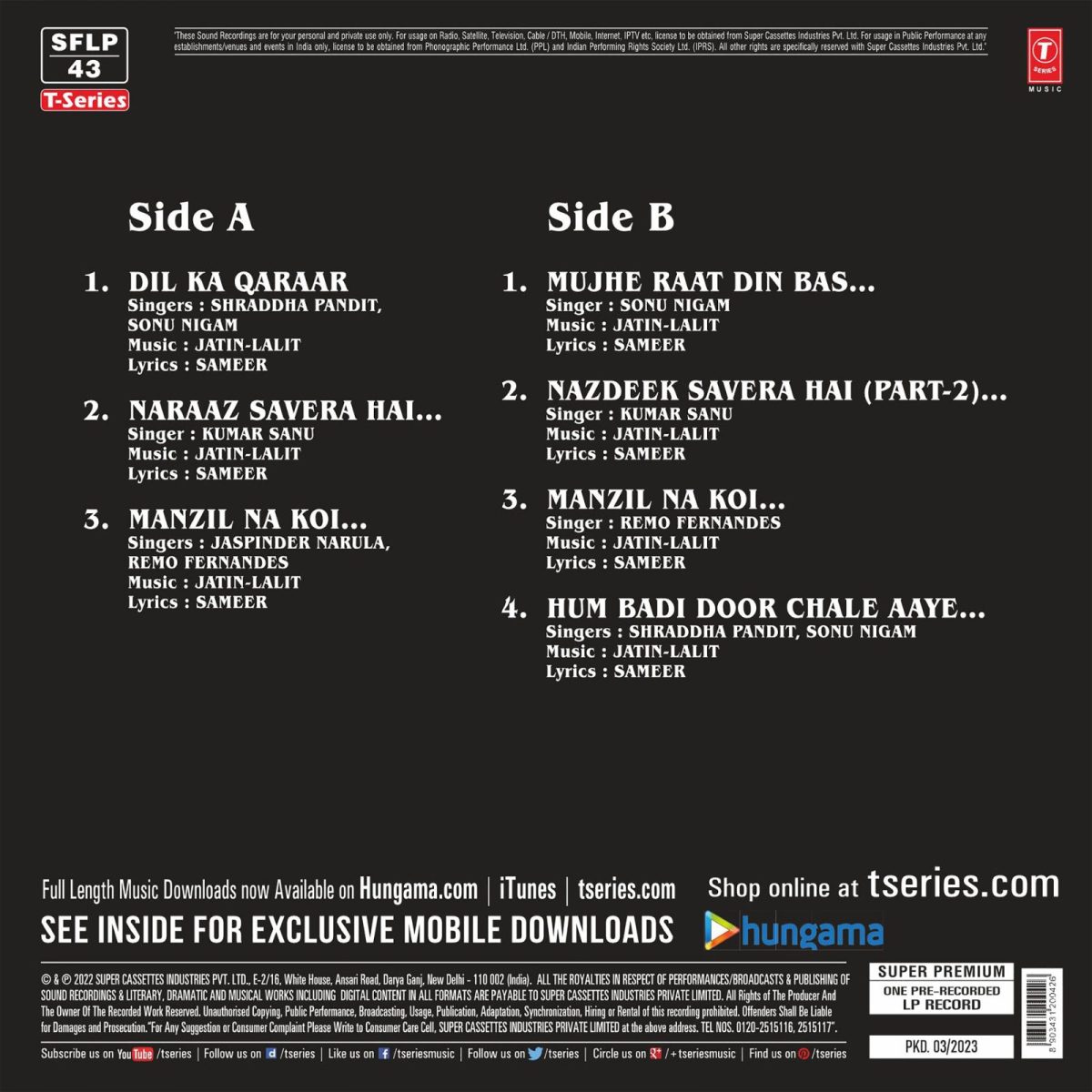 Sangharsh - SFLP 43 – Wine Red Coloured - LP Record - Image 2