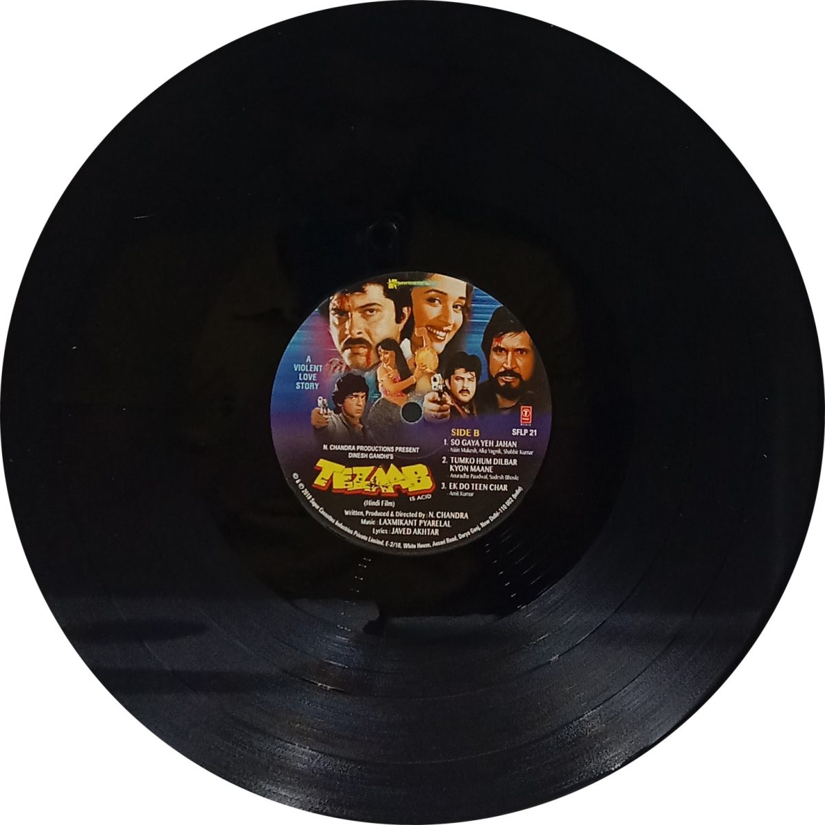 Tezaab - SFLP 21 - New Release Hindi LP Vinyl - Image 5