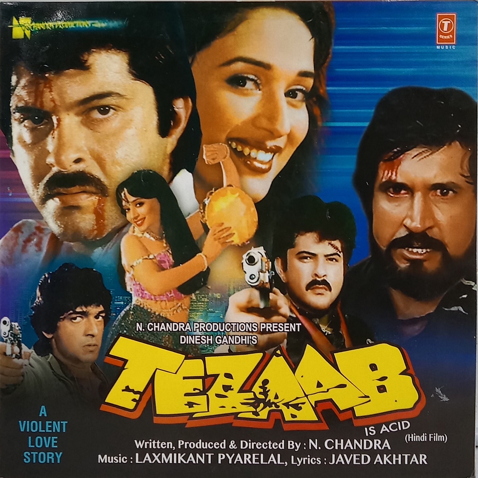 Tezaab-SFLP-21-New-Release-Hindi-LP-Vinyl.jpeg Tezaab - SFLP 21 - New Release Hindi LP Vinyl - Image 1