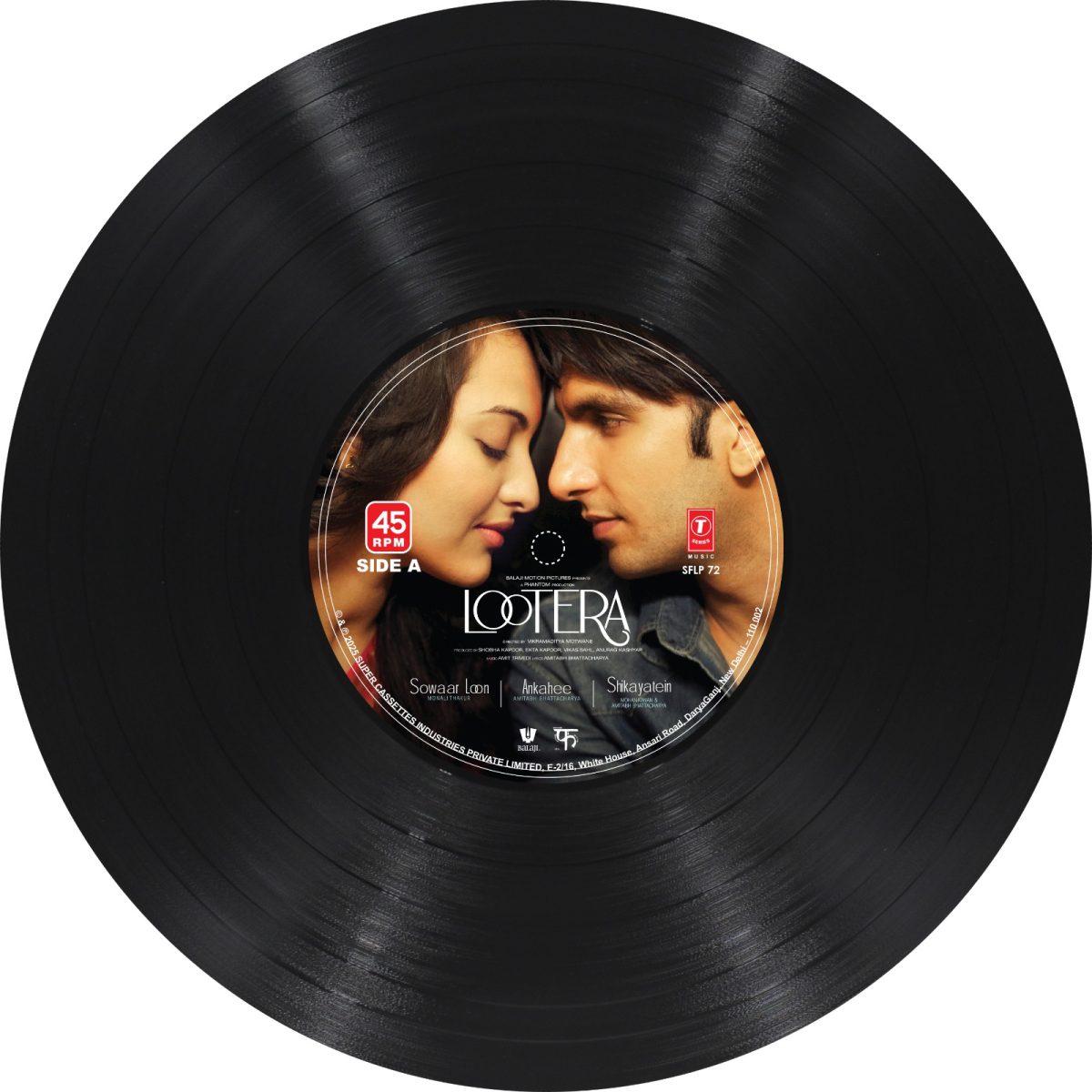 Lootera - SFLP 72 - CBF - New Release Hindi LP Vinyl - Image 4