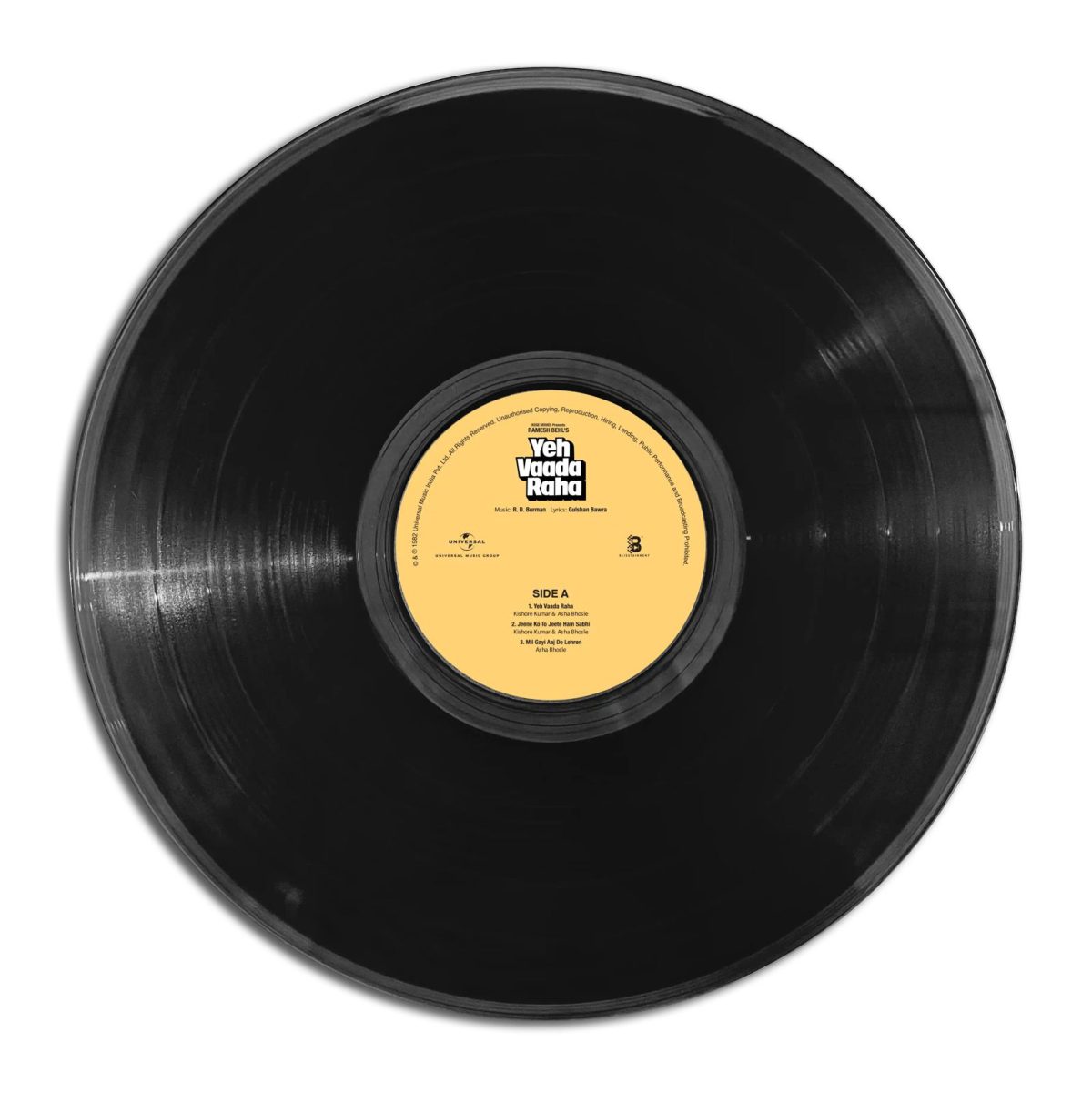 Yeh Vaada Raha - 7808842 - New Release Hindi LP Vinyl Record - Image 3