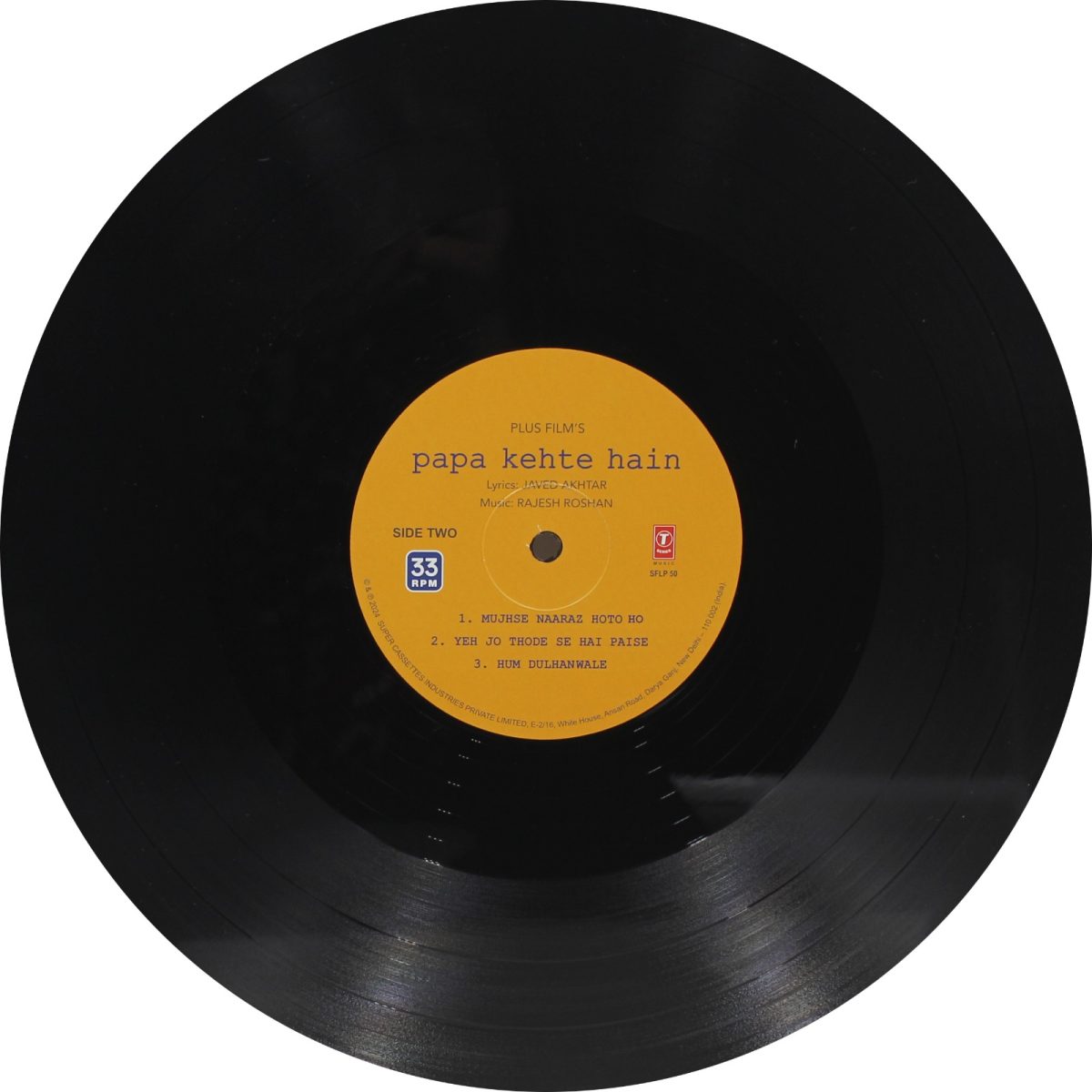 Papa Kahte Hain - SFLP 50 - New Release Hindi LP Vinyl Record - Image 4