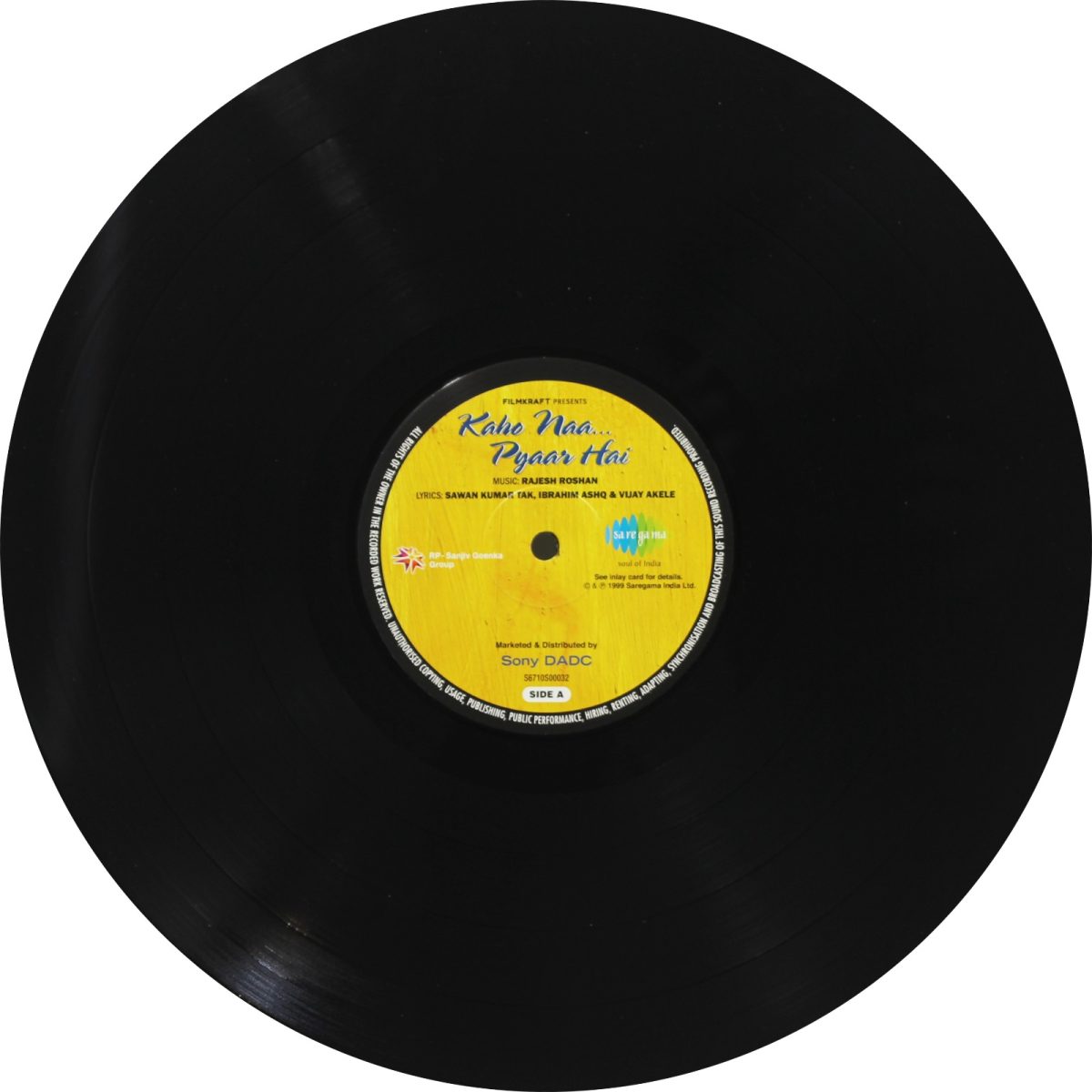 Kaho Naa... Pyaar Hai - S6710S00032 - New Release Hindi LP Vinyl Record - Image 4