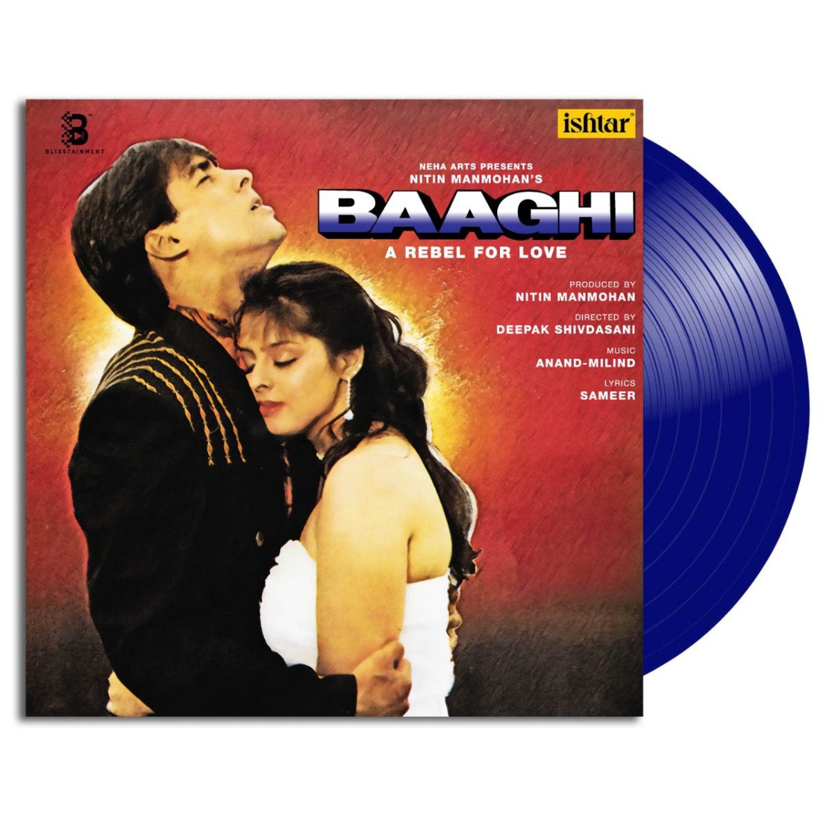 Baaghi - VCF 1903 - Blue Coloured - New Release Hindi LP Vinyl Record - Image 3