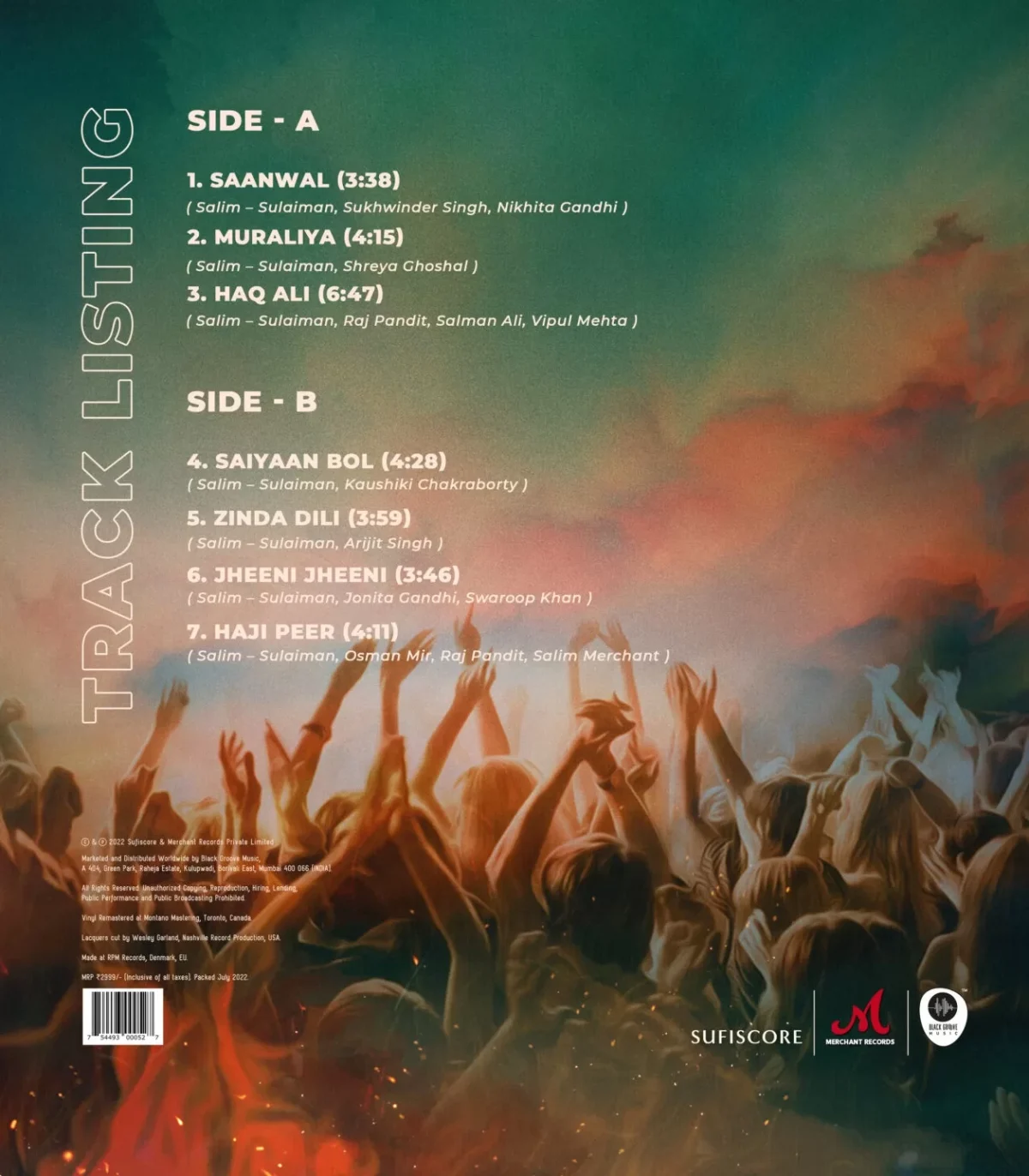 Bhoomi 2020 - BGM0222 - New Release Hindi LP Vinyl Record - Image 2