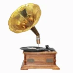 Electric Gramophone – 4 Corner Wooden Working – Model. GRM 10