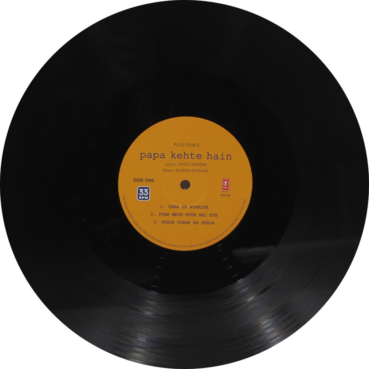 Papa Kahte Hain - SFLP 50 - New Release Hindi LP Vinyl Record - Image 3