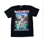 Iron Maiden - Somewhere Back In LA T'Shirt Music - (100% Cotton) - TL310 - Size - Large